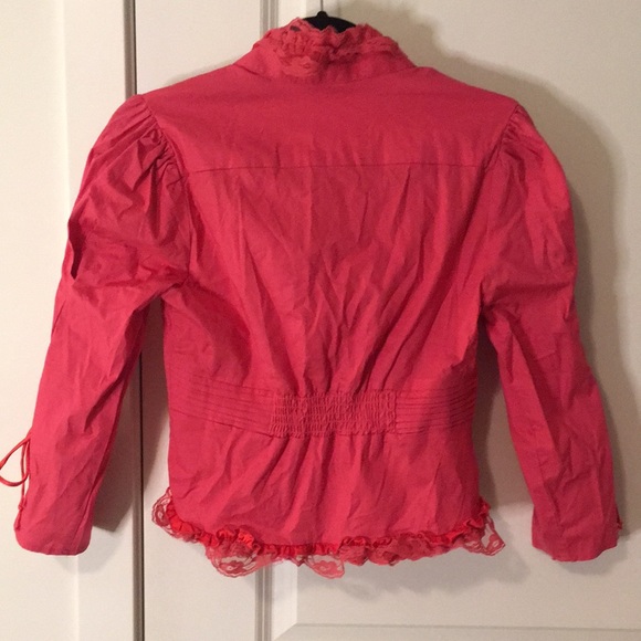 Poetry | Red Lace & Ruffles Top - Picture 7 of 13